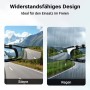 Wiltec Wohnwagenspiegel bei Sonne und Regen. Klare Sicht auf Straße und Landschaft. Robustes Universal Zubehör.