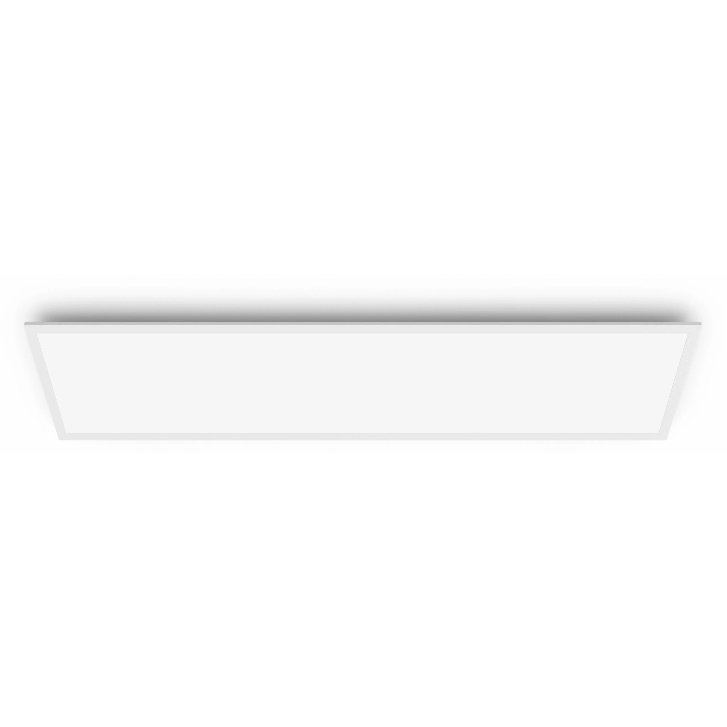 Rechteckige, weiße Philips LED-Deckenleuchte Touch SceneSwitch, 36W, 2700K.