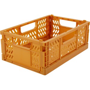 Ockerfarbene Klappbox aus Kunststoff, Teil des 3-teiligen Safari Adventure Sets.