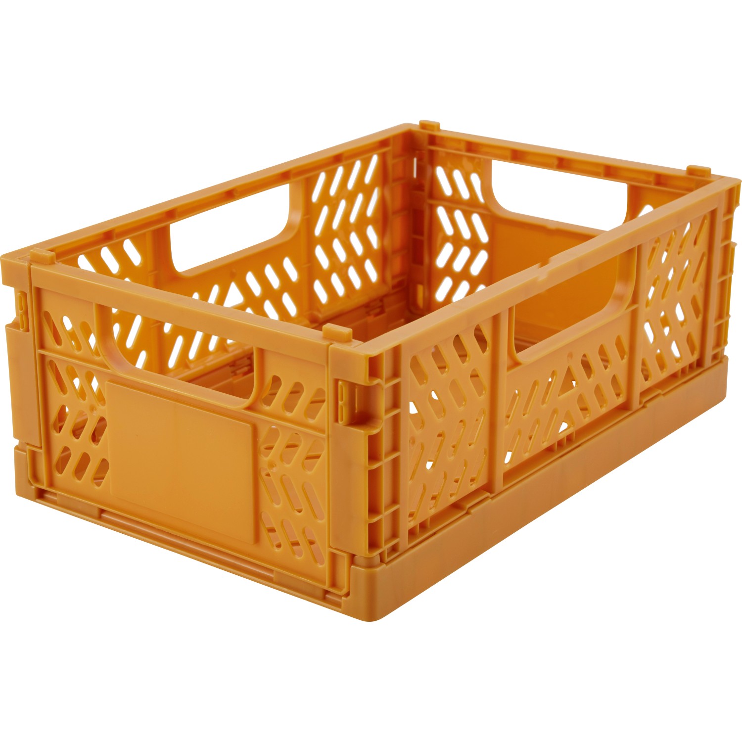 Ockerfarbene Klappbox aus Kunststoff, Teil des 3-teiligen Safari Adventure Sets.