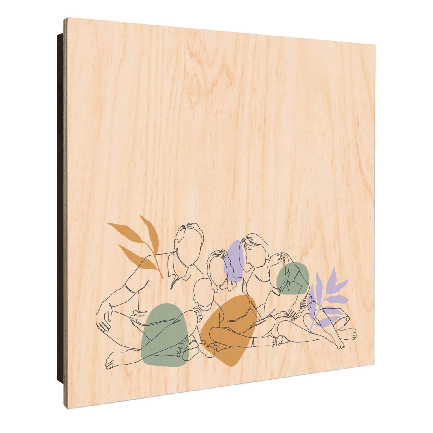 Banjado Großer Schlüsselkasten Holz 30x30cm Schwarz Scharnier Links 50 Hake günstig online kaufen