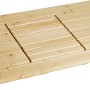 Weka Bodenrost aus Fichtenholz, 100x61,5cm, für mehr Hygiene und Komfort in der Sauna.