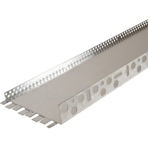 Sockelschiene Plus, 140 mm, aus Aluminium für Vollwärmeschutz-Systeme.