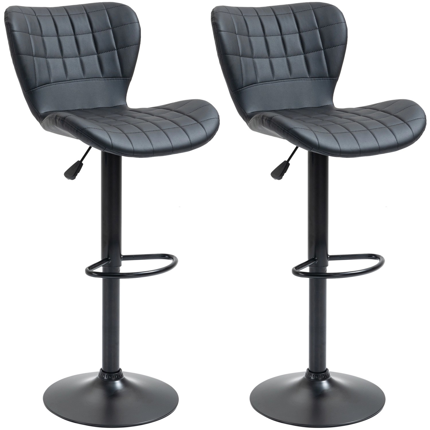 HOMCOM 2er-Set Barstuhl Barhocker Bistrohocker günstig online kaufen
