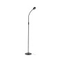 Lindby LED Stehlampe Maori 10019789 Dimmbar Modern in Schwarz aus Metall 1-flammig Arbeitszimmerleuchte