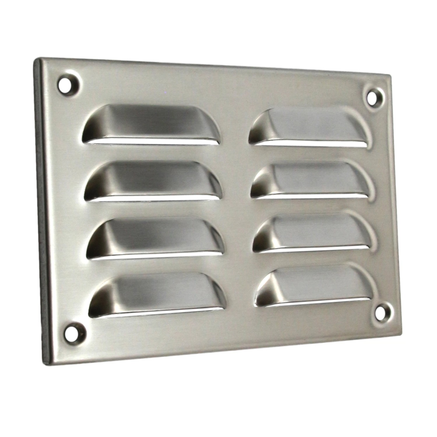 Häusler Edelstahl Lüftungsgitter LG 50710 Zuluft Abluftgitter 130 x 90 mm günstig online kaufen