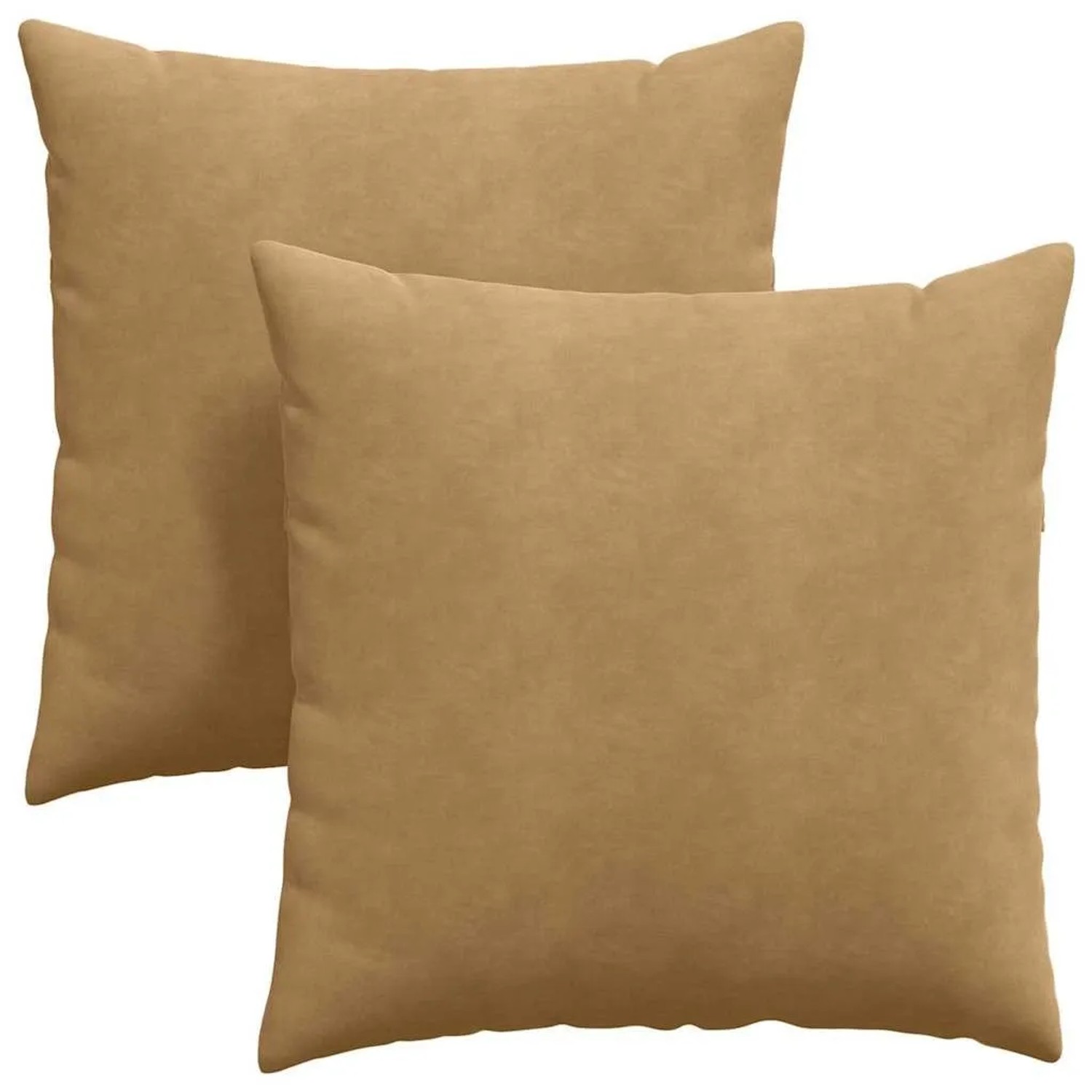 vidaXL Sofakissen 2 Stück Braun 60 x 60 cm Cordstoff 42014022