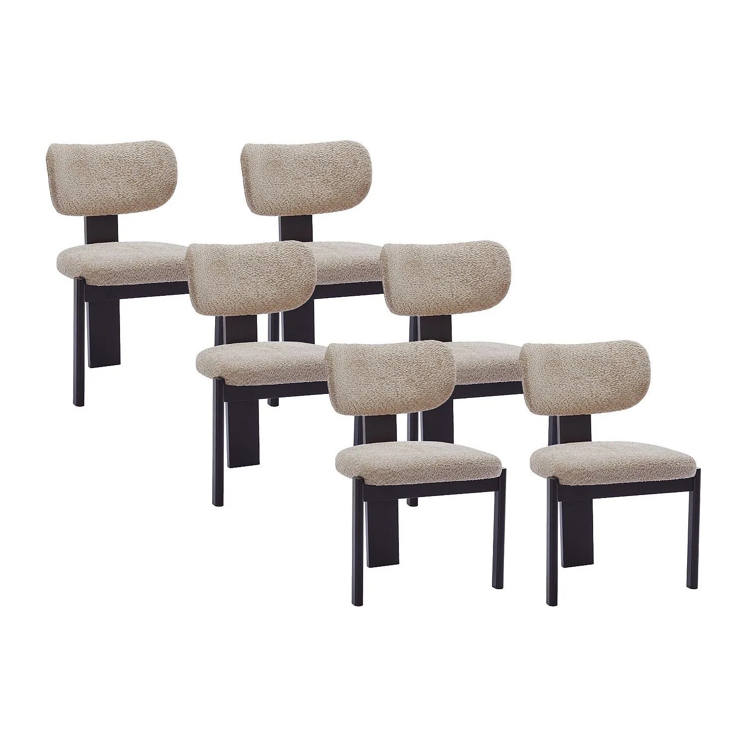 Vente-unique Stuhl Wilana Taupe 56 cm