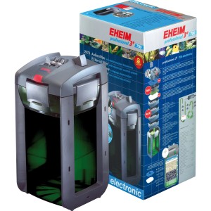 Eheim Professionel 3e 700 Außenfilter für Aquarien, mit elektronischer Steuerung und LED-Display.