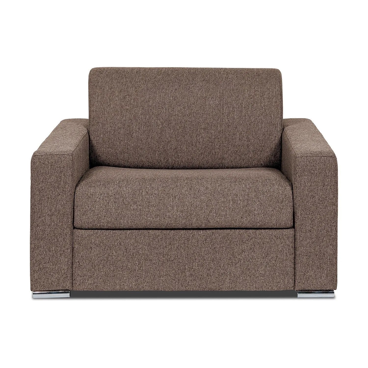 Vente-unique Schlafsessel Calito Schokoladenbraun 126 cm