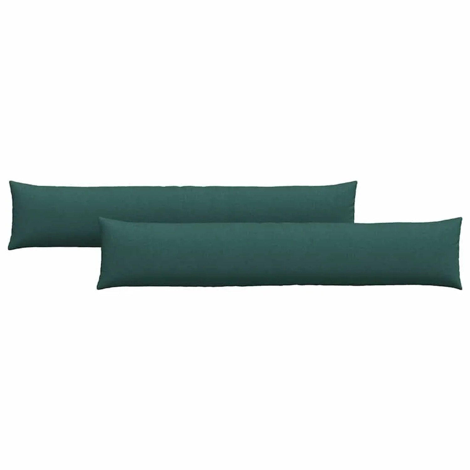 vidaXL Sofakissen 2 Stück Dunkelgrün 200 x 40 cm Stoff 42013873
