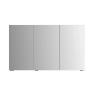 Weißer Sieper Spiegelschrank SPS-KHX 120, 120 cm breit, mit drei Spiegeltüren.