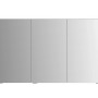 Weißer Sieper Spiegelschrank SPS-KHX 120, 120 cm breit, mit drei Spiegeltüren.