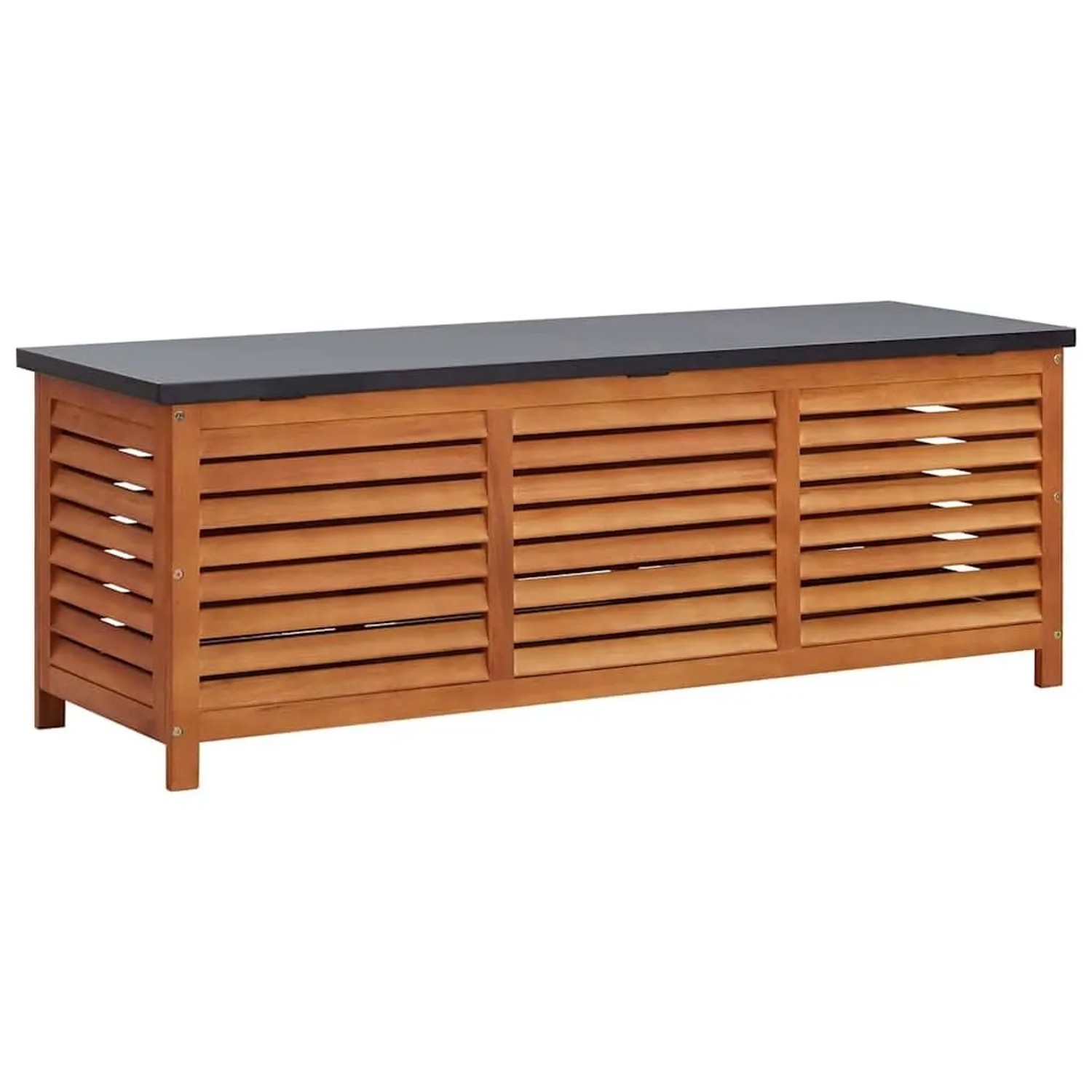 vidaXL Gartenbox 150x50x55 cm Eukalyptus Massivholz 47286