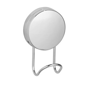 Wenko Doppel-Wandhaken aus Stahl, chromfarben, zur einfachen Montage im Bad.