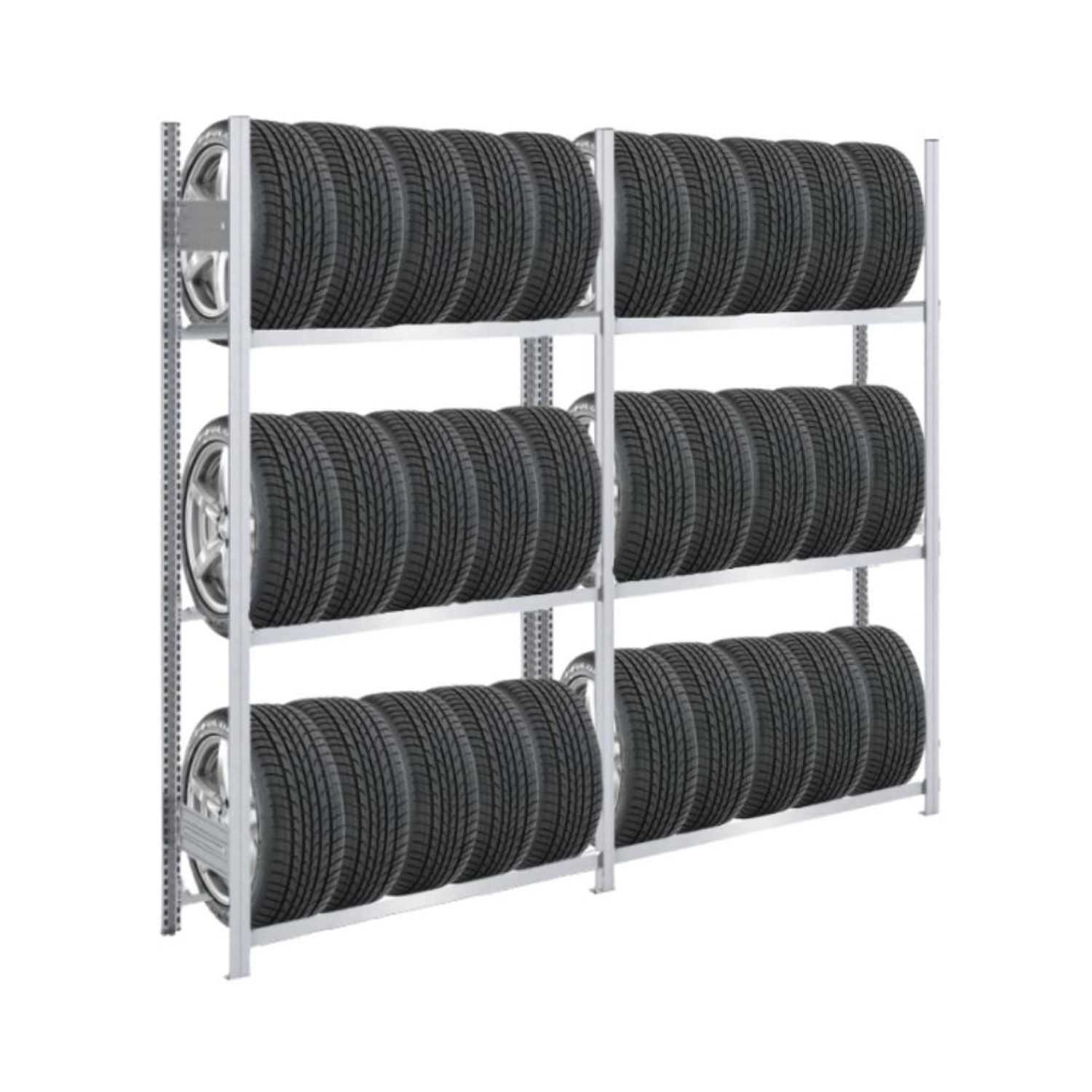 PROREGAL Reifenregal Tire Pro Made In Germany HxBxT 200 x 200 x 43 cm 3 Ebe günstig online kaufen