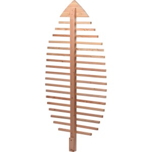 Dobar Rankhilfe Blattform, 160 cm, aus Lärchenholz. Rankgitter für Kletterpflanzen im Garten.