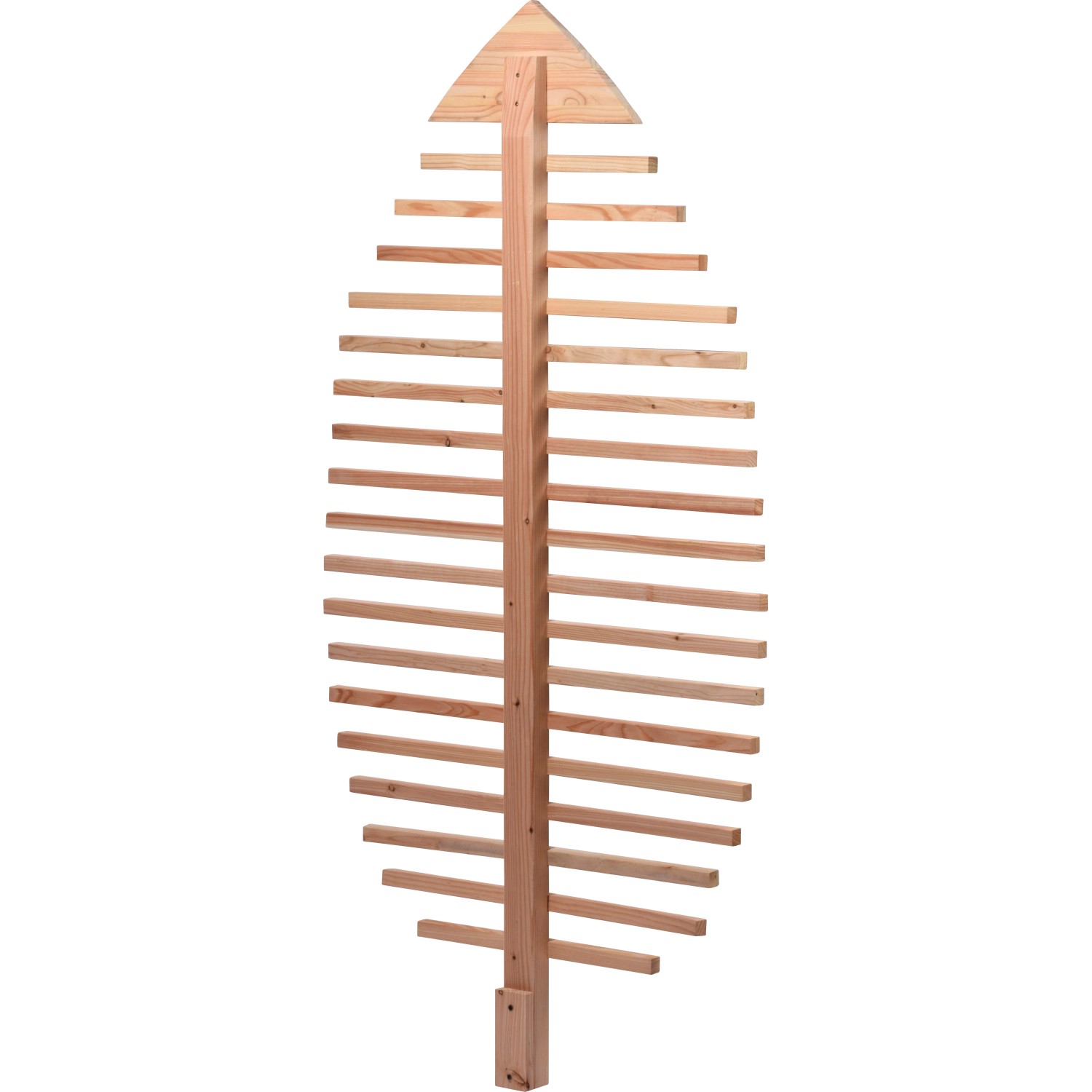 Dobar Rankhilfe Blattform, 160 cm, aus Lärchenholz. Rankgitter für Kletterpflanzen im Garten.
