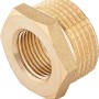 Messing Gewinde-Reduzierstück, 14,9 mm auf 26,4 mm, für Heizungs- und Wasserinstallation.