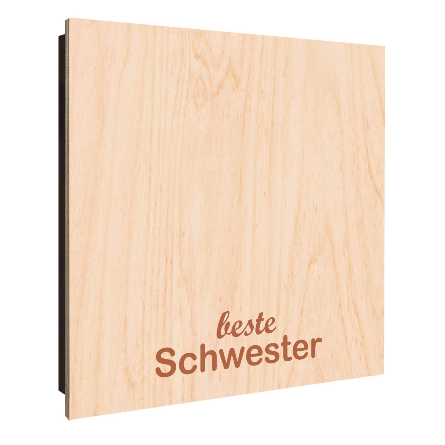 Banjado Schlüsselkasten Holz 30x30cm Schwarz Scharnier Rechts 50 Haken Desi günstig online kaufen