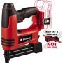 Einhell Akku-Nagler/Tacker TE-CN 18 Li Solo (ohne Akku). Rot-schwarzes Akkugerät für Klammern und Nägel.