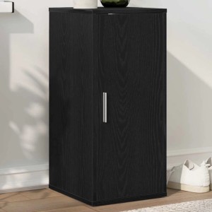 vidaXL Schuhschrank Schwarz Eichen-Optik 32x35x70 cm Holzwerkstoff 862075
