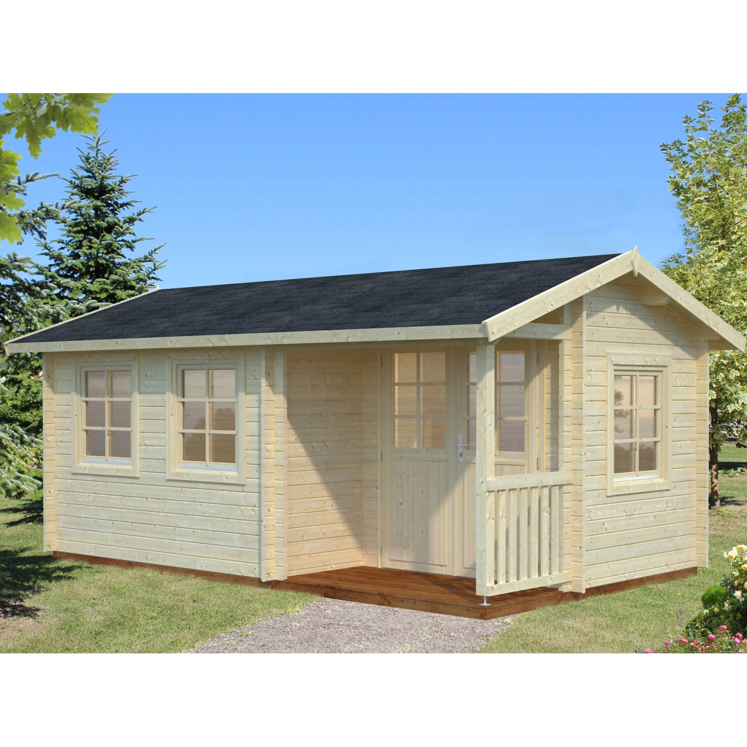 Palmako Gartenhaus "Susanna", 12,4 qm günstig online kaufen