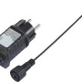 Netzteil und Kabel für LED-Baum-Lichtervorhang, geeignet für Innen- und Außenbereich.