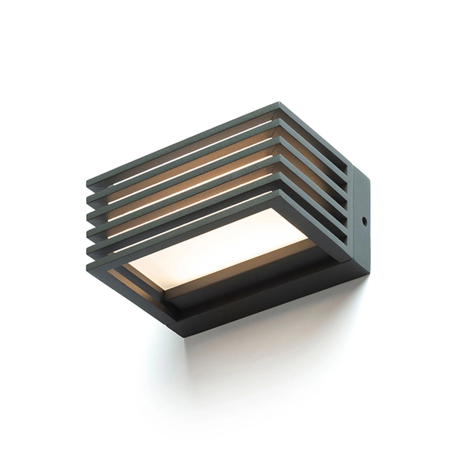 Rendl Aussenleuchte Claire 14 Anthrazitgrau Milchfarbenes Acryl 6 W IP54