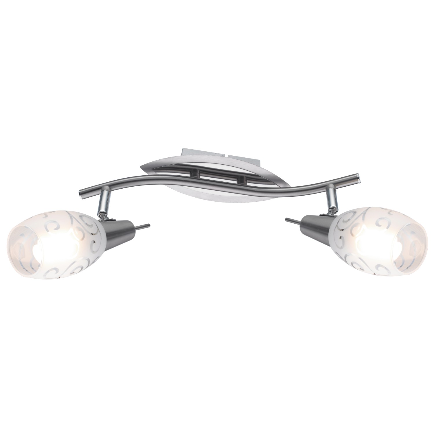 LED Spot Milazzo 2er Nickel inkl. E14 Leuchtmittel günstig online kaufen