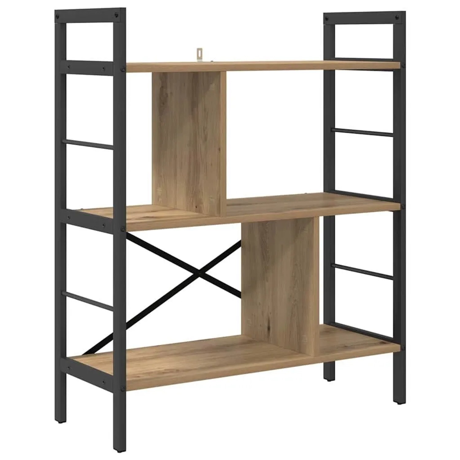 vidaXL Bücherregal Artisan-Eiche 75 x 30 x 91 cm Holzwerkstoff 883975 günstig online kaufen