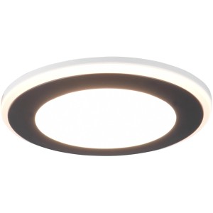 Schwarzer, runder Trio LED Einbauspot Aura, 5W, für stimmungsvolle Beleuchtung.