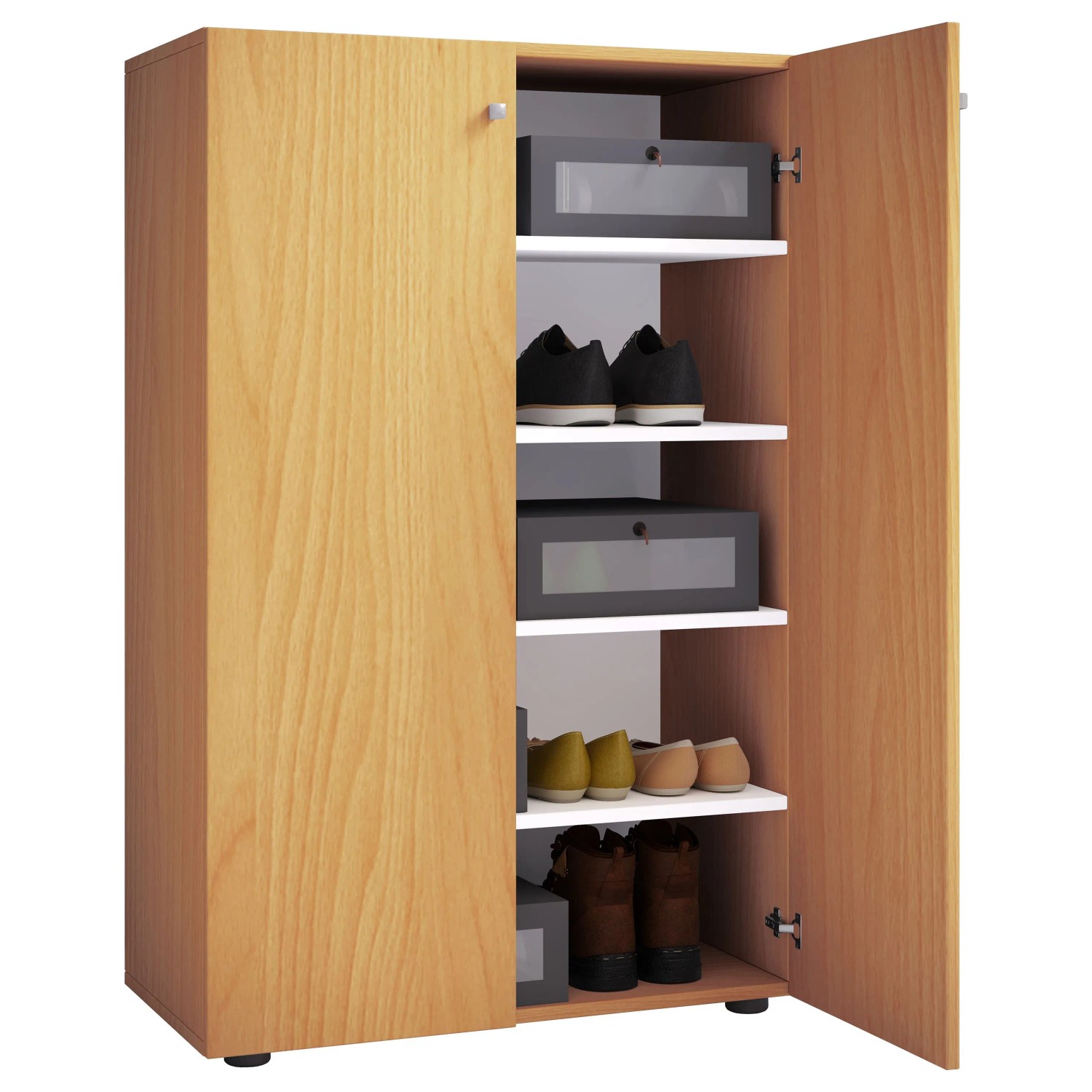 VCM Schuhschrank Lona Buche