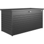 Biohort Freizeitbox 160 High, dunkelgrau-metallic, zur Aufbewahrung von Gartenutensilien.