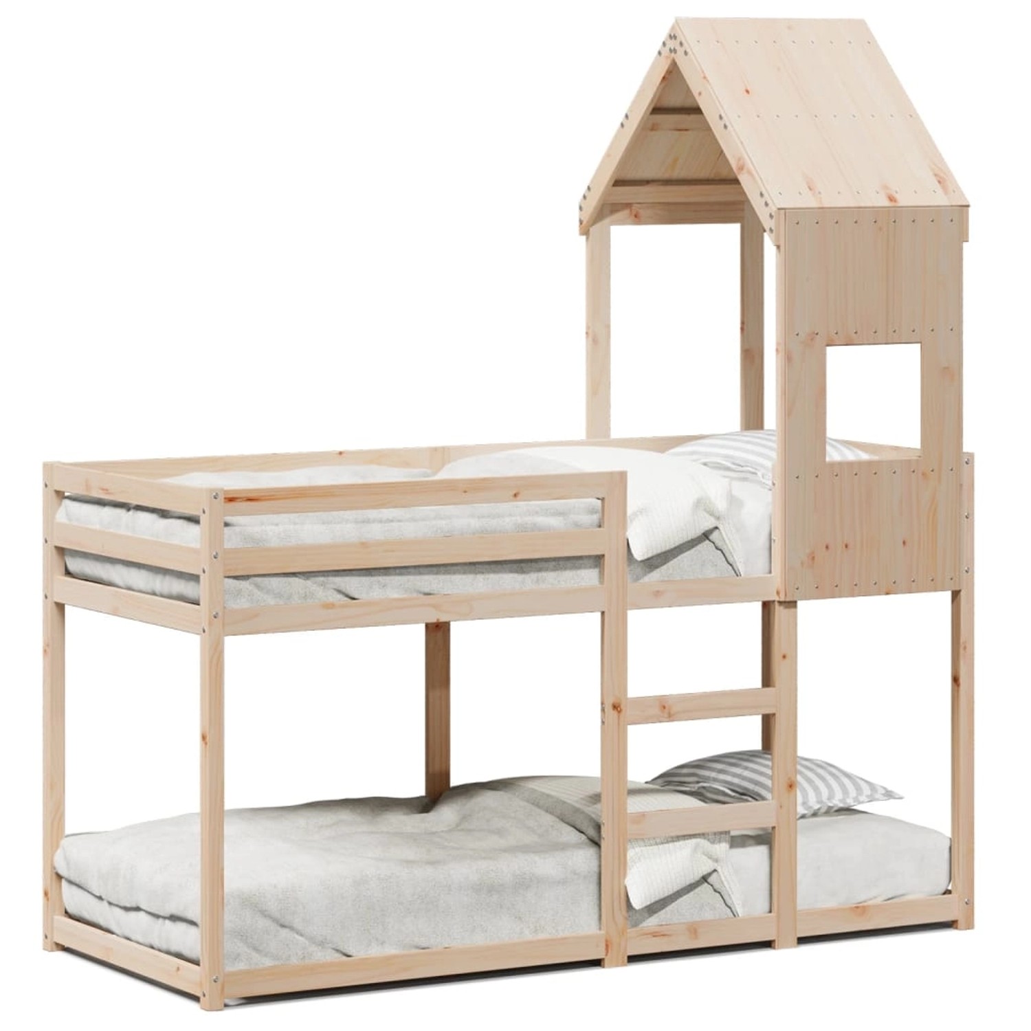 vidaXL Etagenbett ohne Matratze 90x190 cm Massivholz Kiefer 3282002 günstig online kaufen