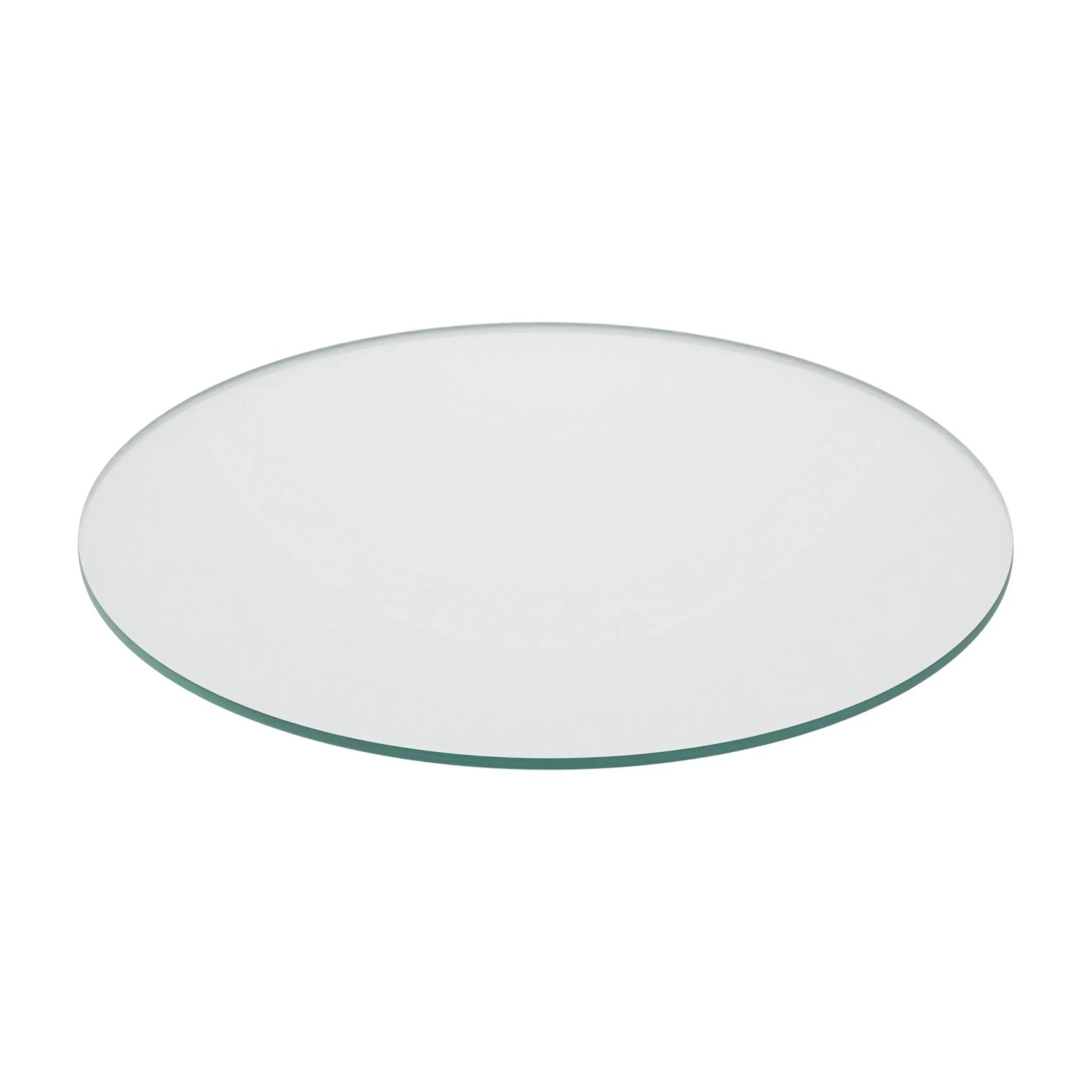 Relaxdays Glasplatte ESG Transparent Hitzebeständig 50 cm