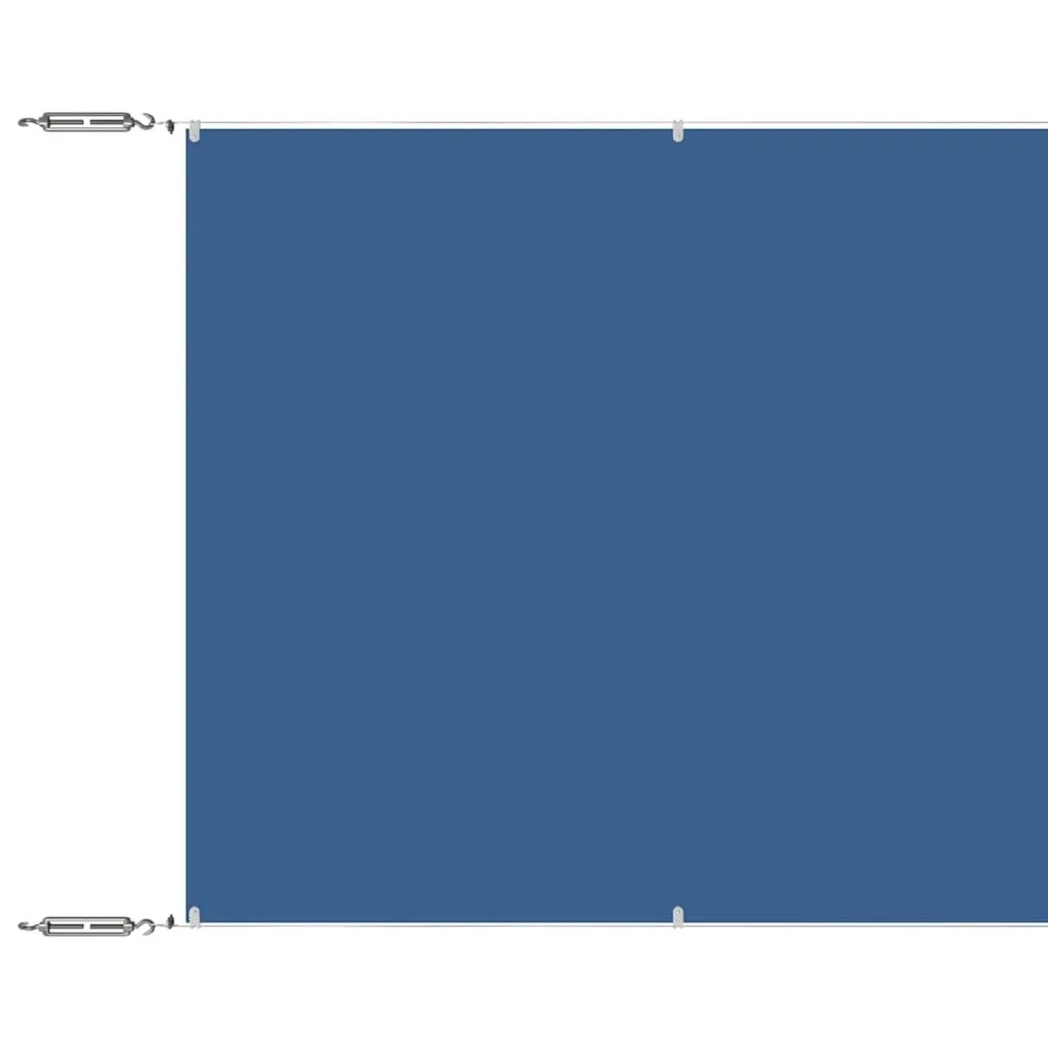 vidaXL Senkrechtmarkise Blau 140x800 cm Oxford-Gewebe 148462