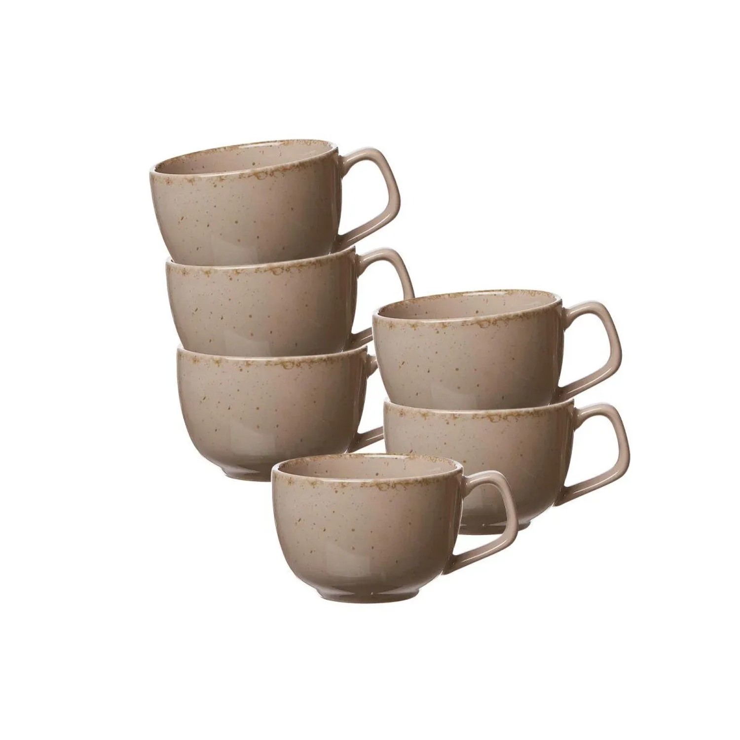 Ritzenhoff & Breker Casa Kaffeetasse 200 ml 6er Set Nougat