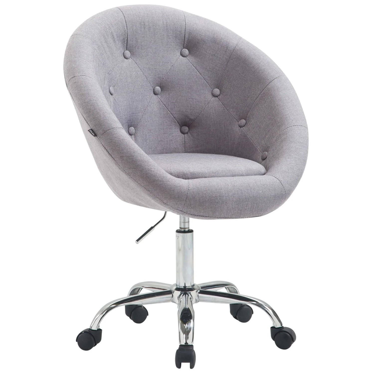 CLP Arbeitshocker London V2 Stoff Grau