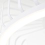 Detailaufnahme: Weiße LED-Deckenleuchte Capo mit Ventilator, Ø 48 cm.