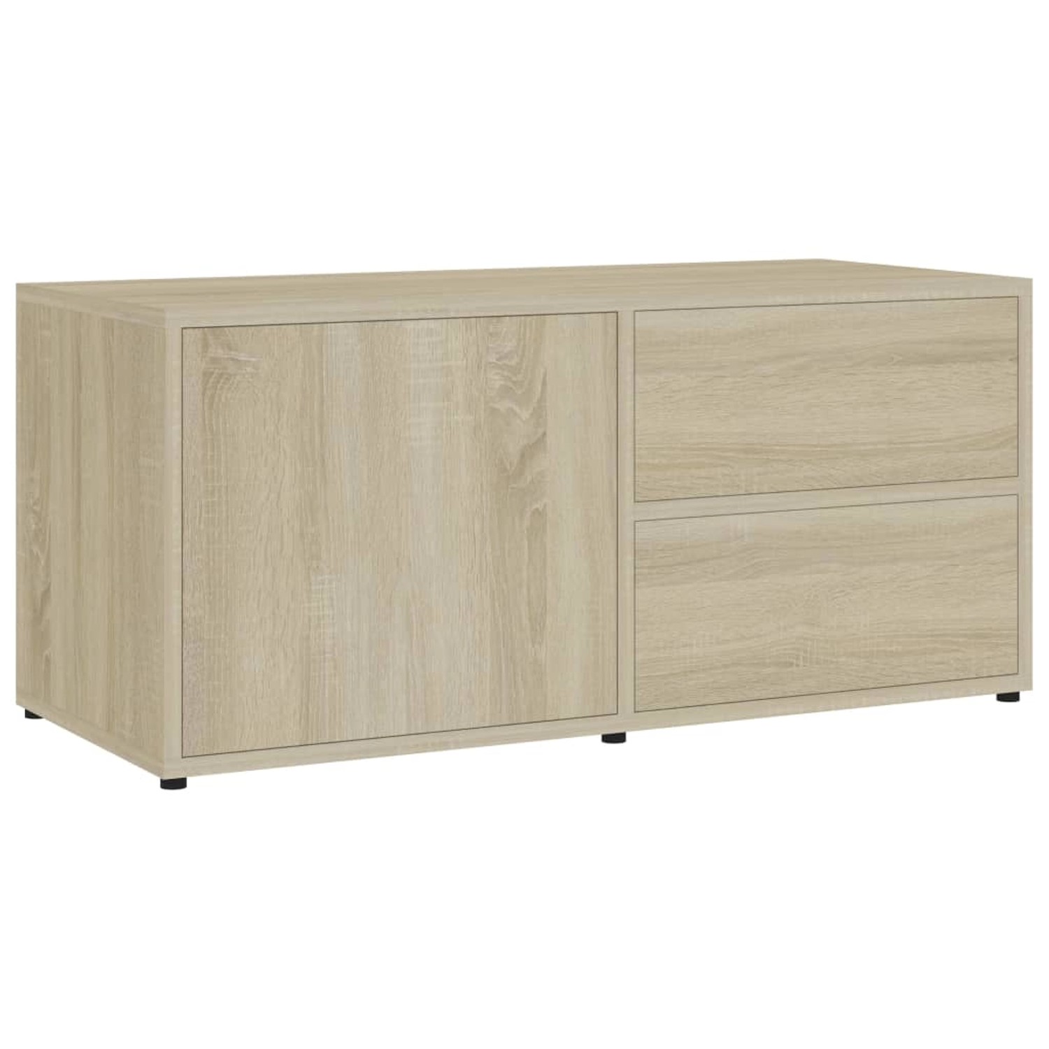 VidaXL TV-Schrank Sonoma-Eiche 80x34x36 cm Holzwerkstoff günstig online kaufen