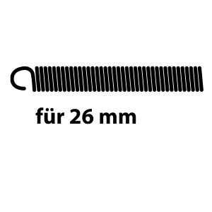 Kirchhoff Innenbiegefeder 26 mm für Mehrschichtverbundrohr, Detailansicht.