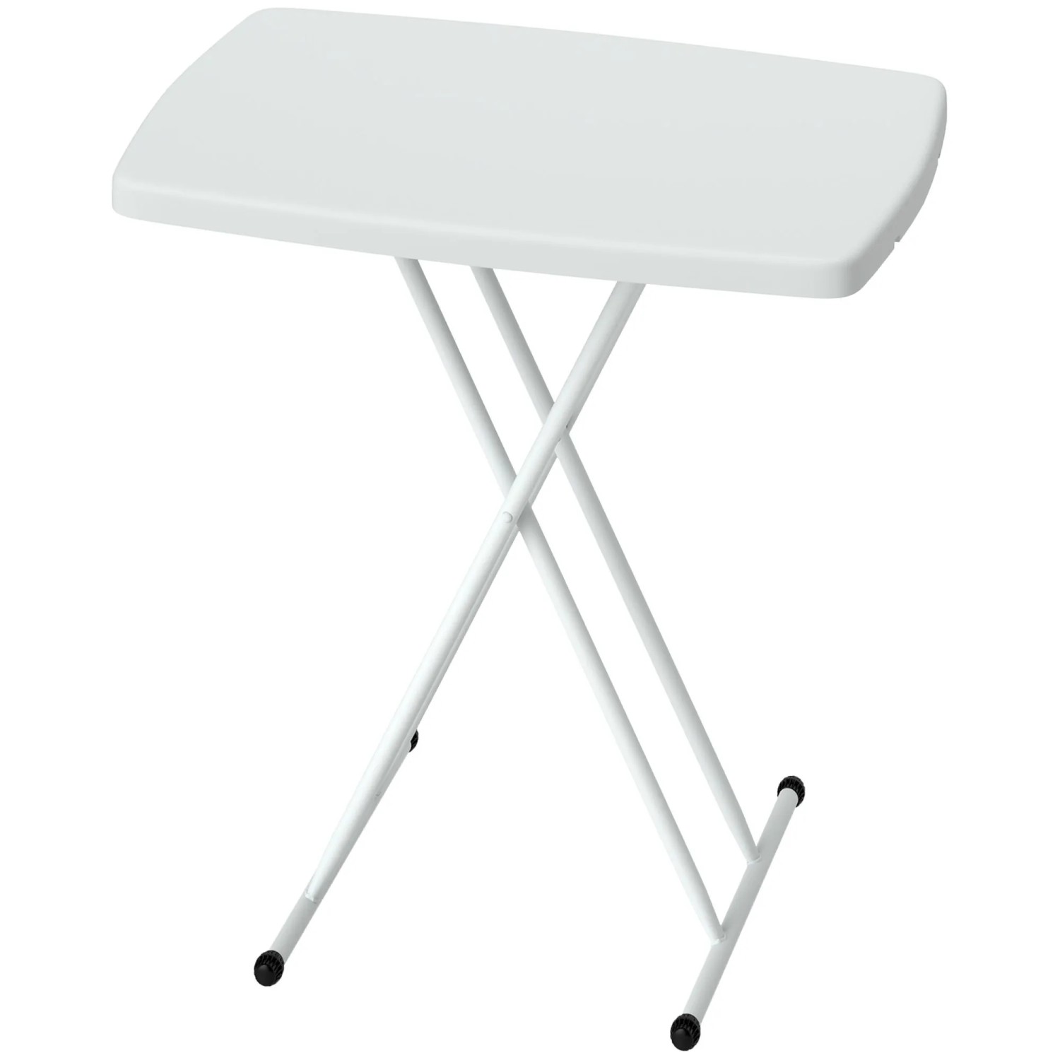 Furnicato Faltbarer Outdoor Beistelltisch Weiß 76l X 50b X 74h Cm