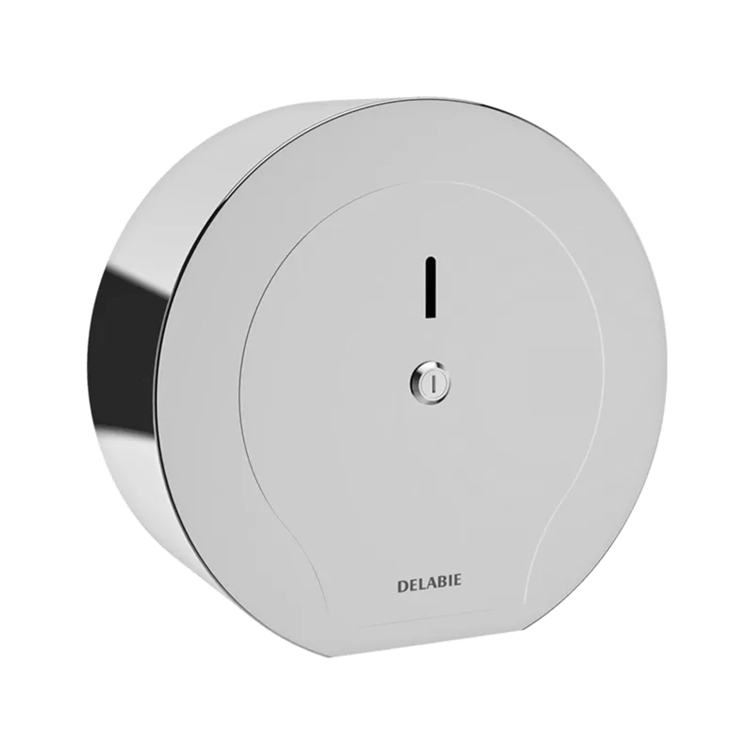 Delabie WC-Papierhalter für Papierrolle 400 m Edelstahl 1.4301 hochglanzpoliert