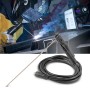 STAHLWERK MMA ARC Elektrodenhalter 200A mit 3m Schweißkabel, 9mm Dorn. Produkt und Schweißen mit Funken.