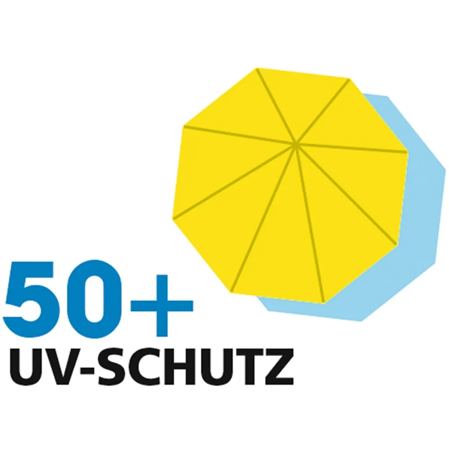 Symbolbild: Gartenfreunde Ampelschirm mit UV-Schutz 50+.