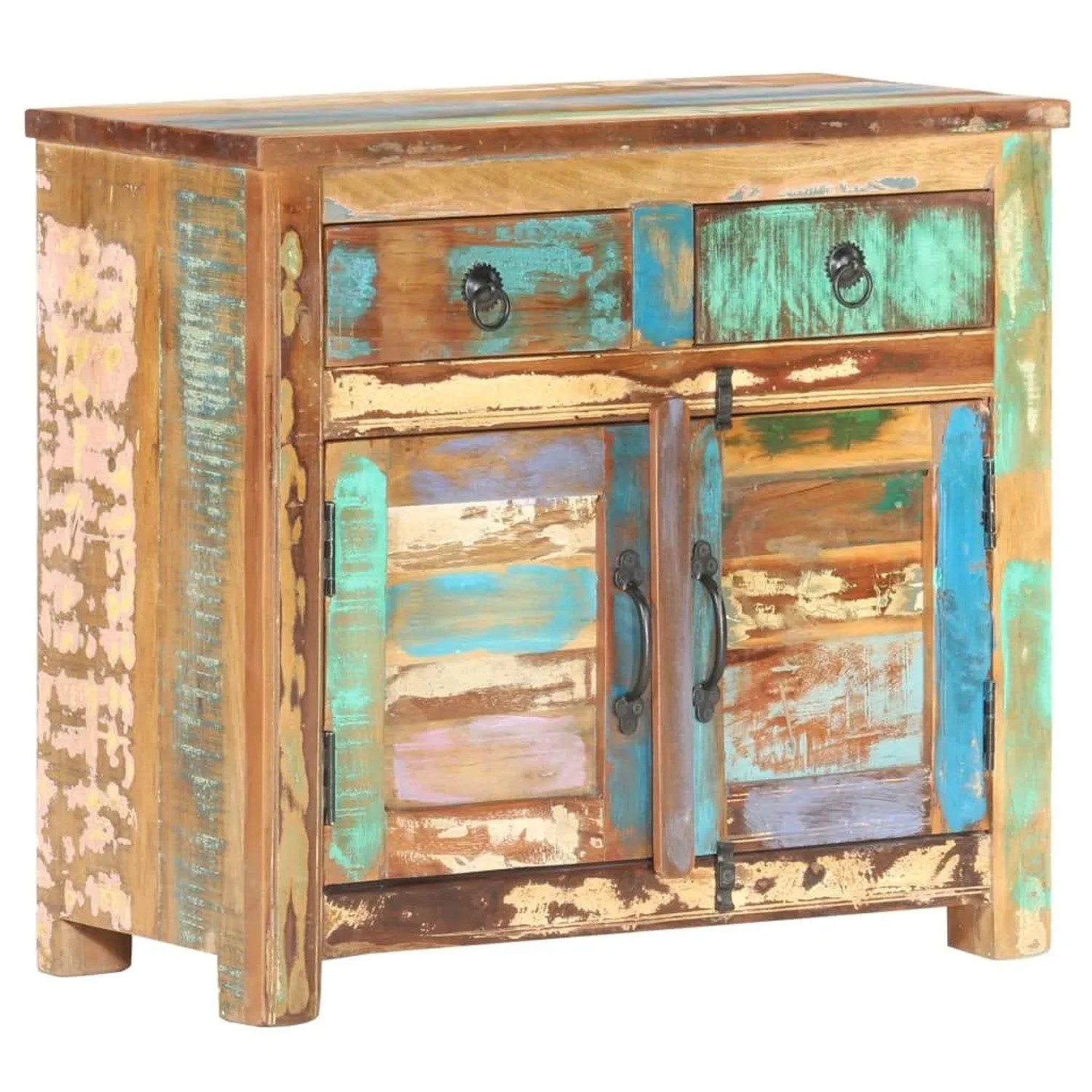 vidaXL Sideboard 70x35x65 cm Altholz Massiv 287490