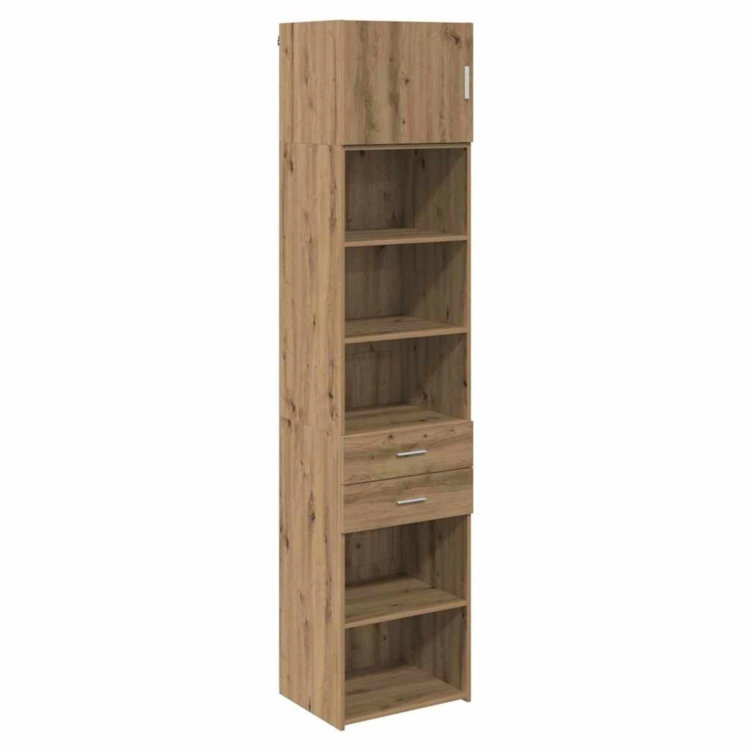 vidaXL Highboard Artisan-Eiche 50 x 42,5 x 225 cm Holzwerkstoff 3402816 günstig online kaufen
