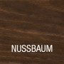 Holzbeize Nussbaum: Farbmuster der Bondex Holzbeize für Innen, Farbton Nussbaum.