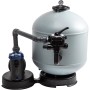 Steinbach Sandfilteranlage SM 16 für Pools bis 80.000 l, mit Manometer und 6-Wege-Ventil.